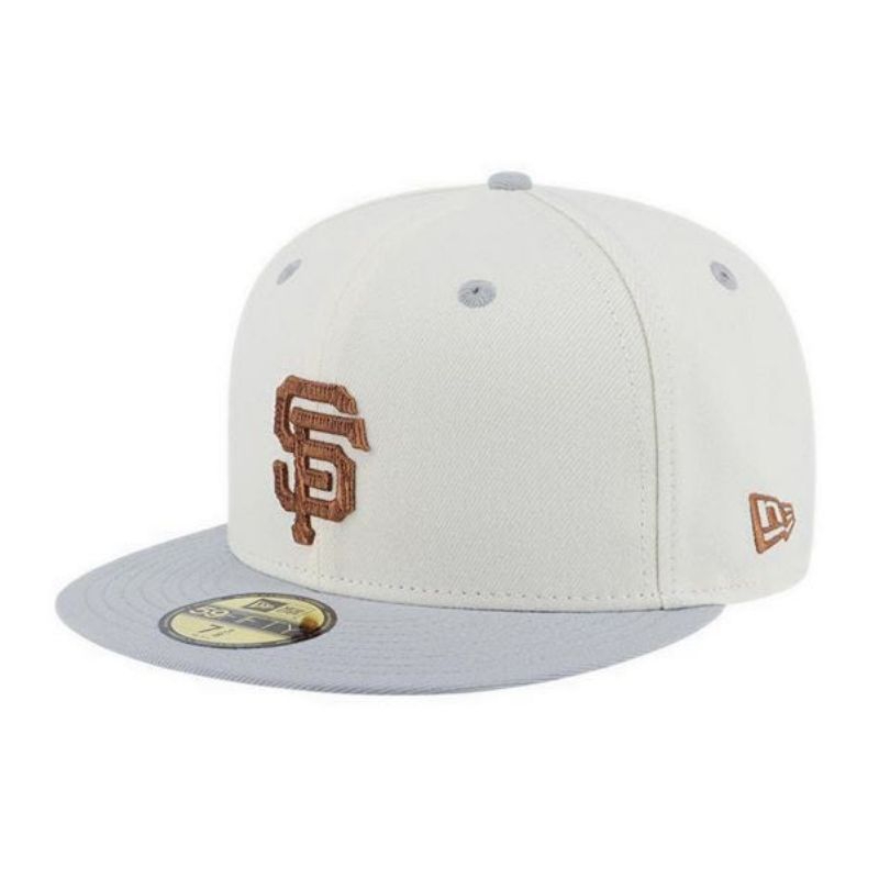 Topi New Era Cap San Francisco Giants Wooden Pack 59Fifty Fitted Hat Original