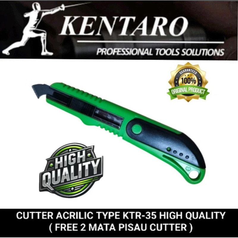 

KENTARO - CUTTER ACRYLIC / ACRILIC TYPE KTR-35 & ISI REFILL CUTTER - JAPAN QUALITY