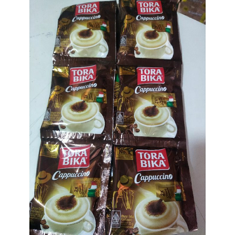 

torabika cappuccino perrenceng isi 10 sachet x 25 g