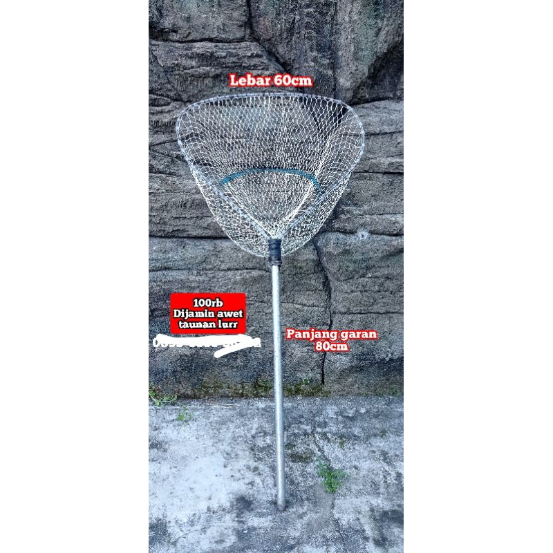 sangat kuat serok seser ikan konsumsi rajutan tangan