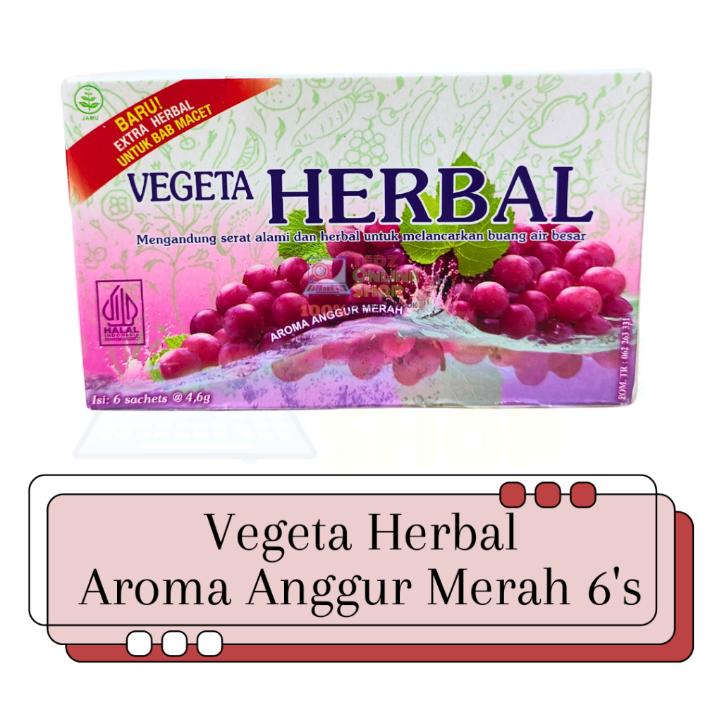 

Vegeta Herbal Isi 6 Sachet