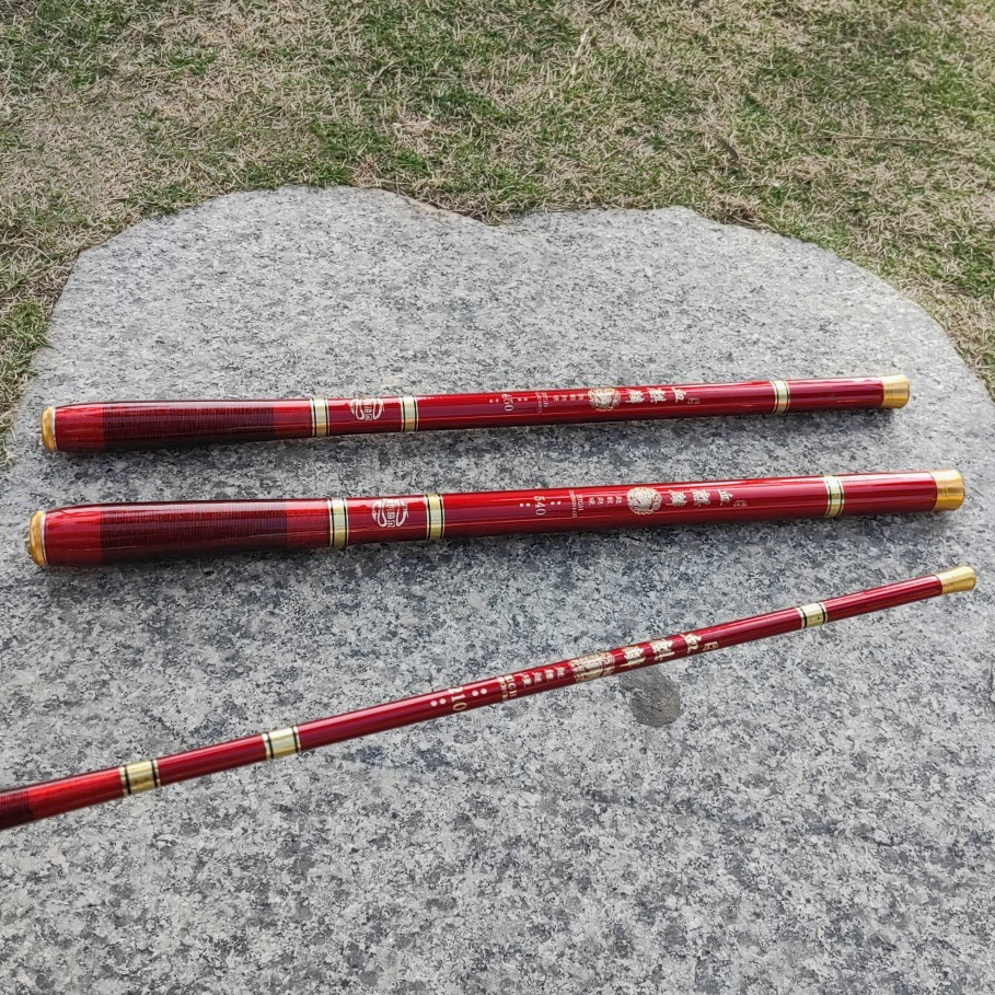 Joran Ultra Ringan Joran Pancing Carbon Batang Tangan Pendek Kaku Alat Pancing Tegek 540 Pancing 5 M