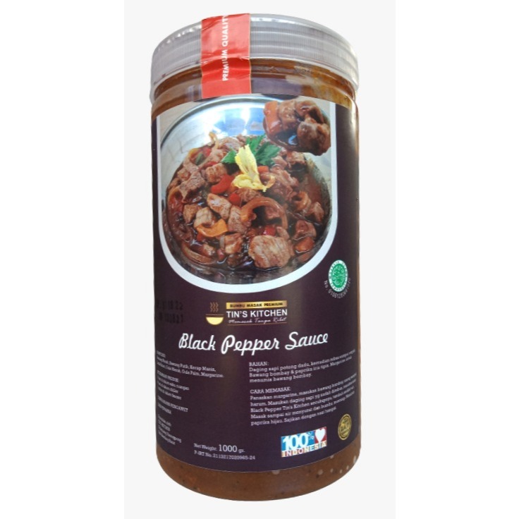 

Saus Blackpepper Tins Kitchen Blackpepper Sauce 1kg