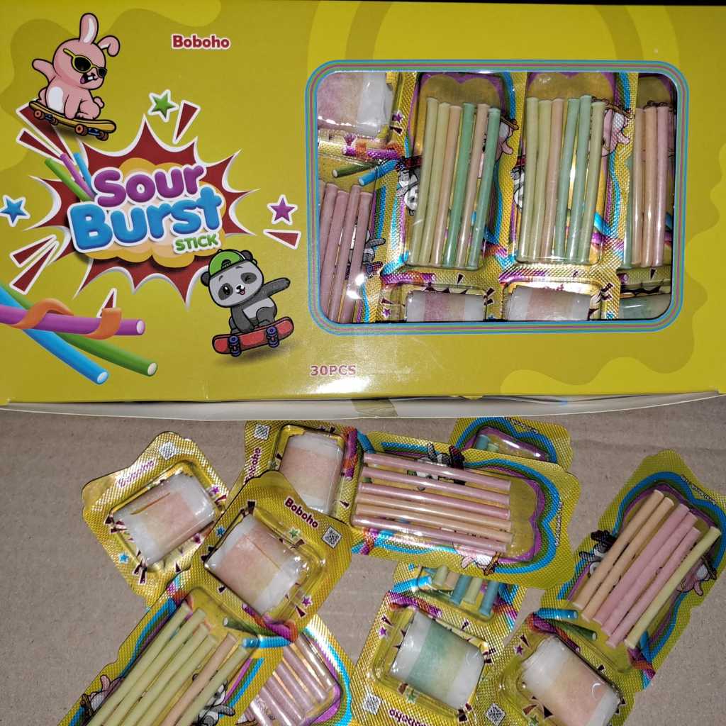 

BOBOHO SOUR BURST STICK 1 BOX ISI 30 PCS