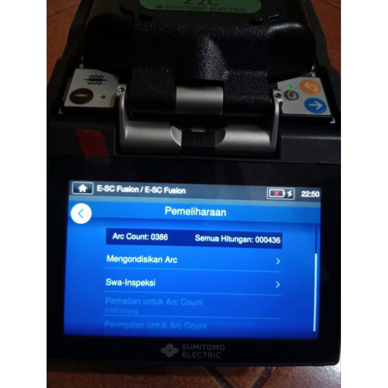 fussion splicer sumitomo z 2 c backbone second
