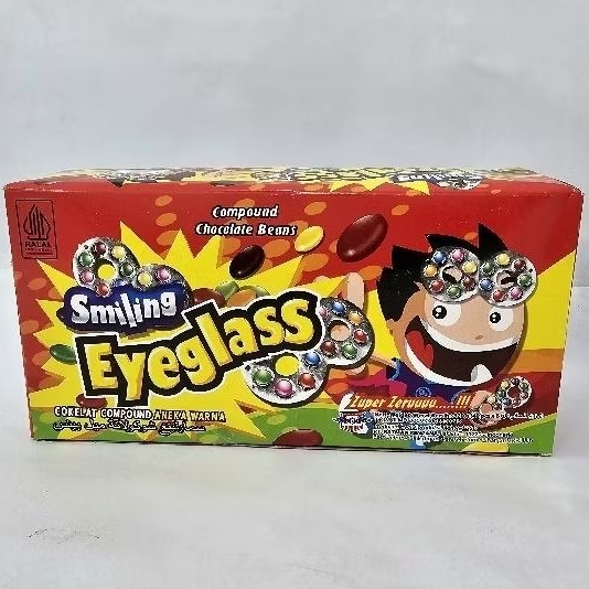

SMILING EYEGLASS PERMEN COKLAT ISI 40