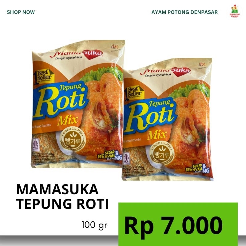 

SAKTI TEPUNG PANIR/ROTI 200 gr || MAMASUKA TEPUNG ROTI 100GR