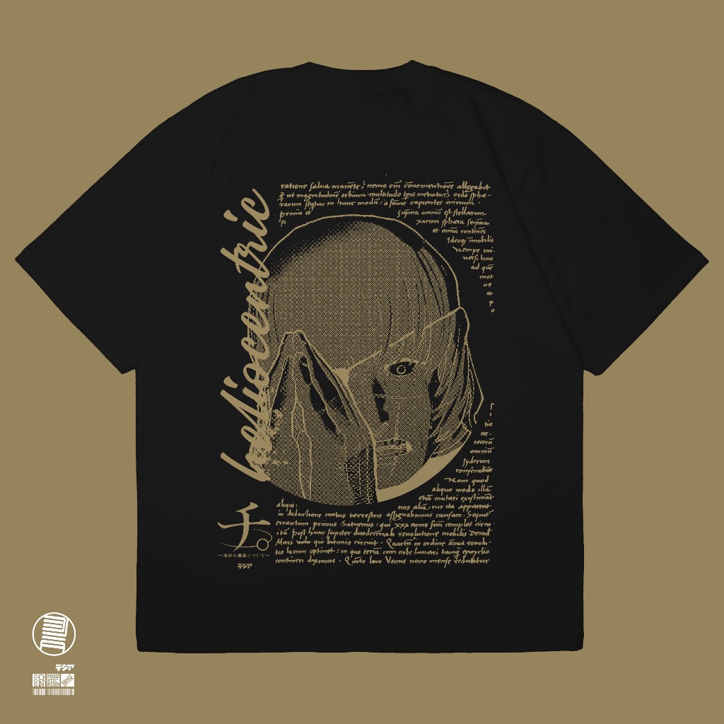 T-Shirt Badeni Orb Chi Chikyuu Anime Manga Wibu Jepang Kaos DJA Cloth