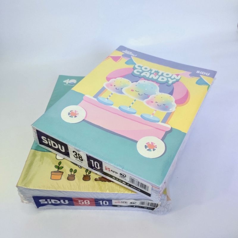

BUKU TULIS SIDU 38 DAN 58 ( 1 PAK ISI 10 PCS ) SINAR DUNIA