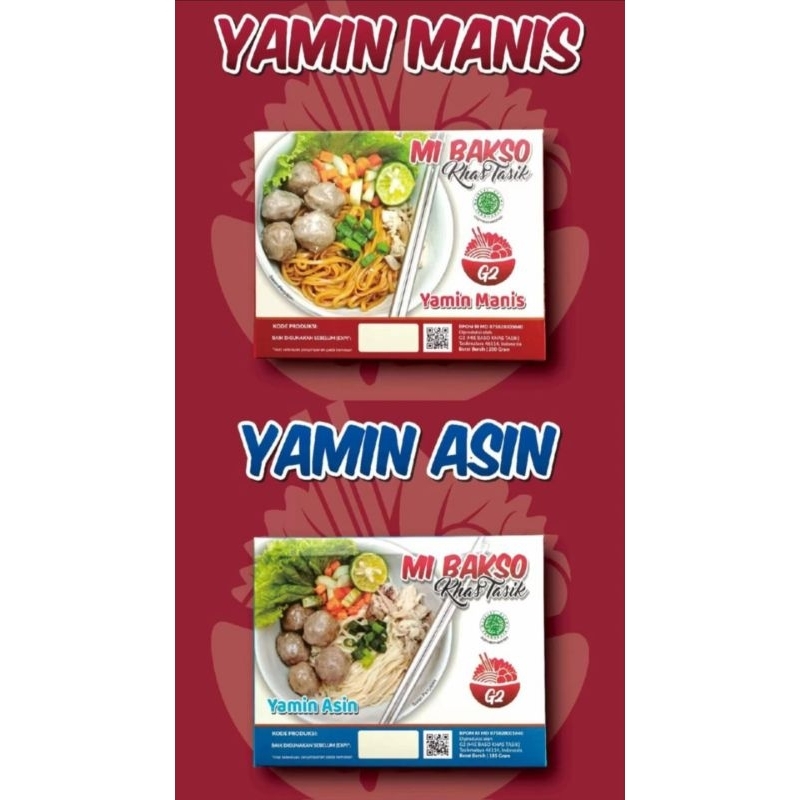 

MIE BASO INSTAN KHAS TASIKMALAYA - Yamin Manis Pedas, Yamin Pedas Asin - Noodle