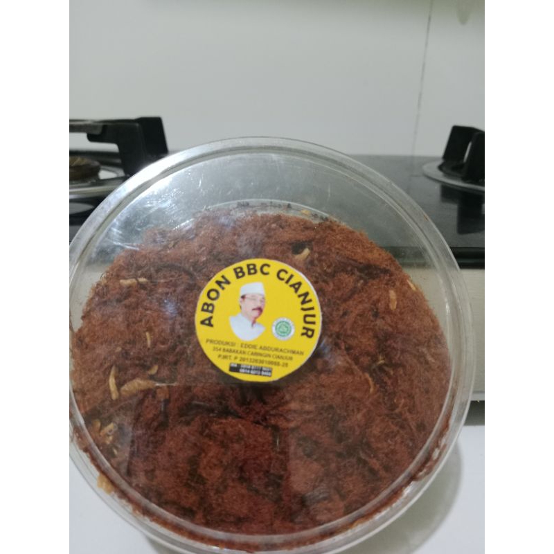 

Abon Sapi BBC Cianjur Kemasan Toples 100 Gram