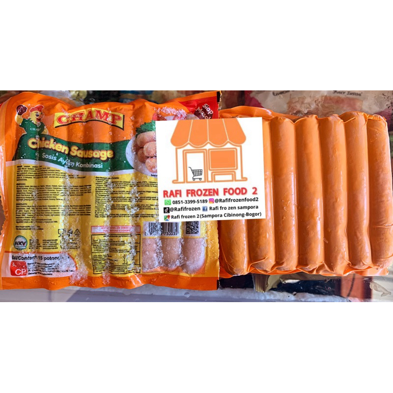 

sosis champ, sosis ayam champ