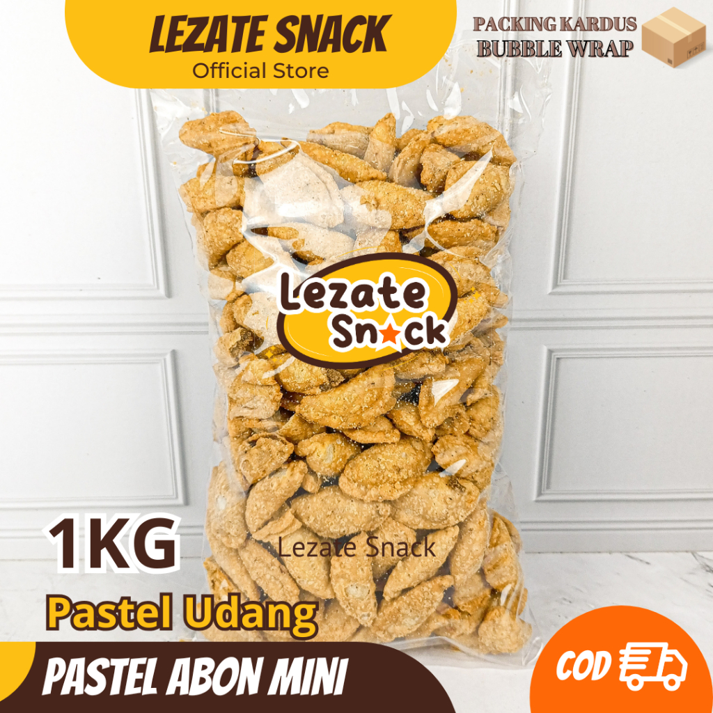 

Pastel Abon Mini 1KG Kiloan Rasa Gurih Renyah Enak Murah / Pastel Kering Isi Abon Udang Premium / Pastel Kering Abon Sapi Kiloan Murah Sumpia Kiloan SEDAP SNACK