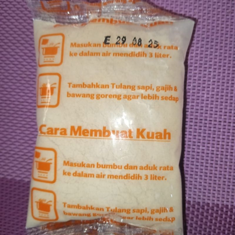 

2bks bumbu bakso kuah sny 1 Bks 3 ltr air