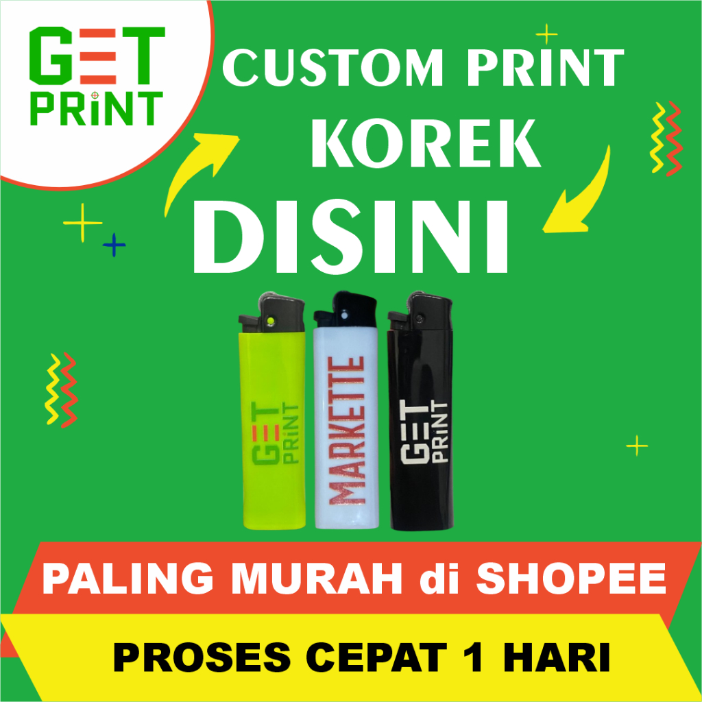 CETAK / PRINT UV CUSTOM KOREK API MAGNET 1 SISI - 2 SISI