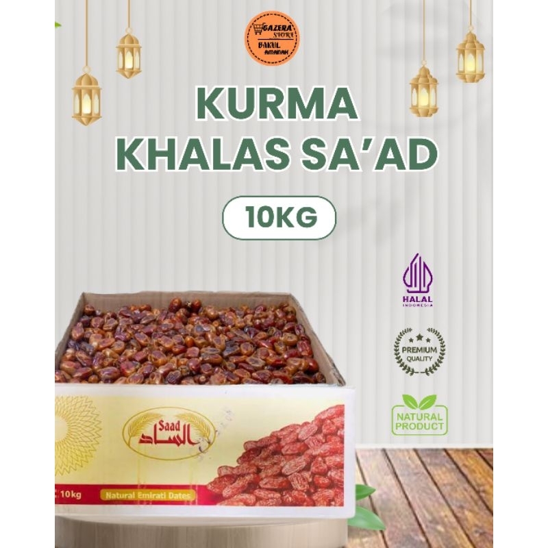 

Kurma Khalas Sa'ad 10Kg | Kurma Khalas premium 100% original dan fresh