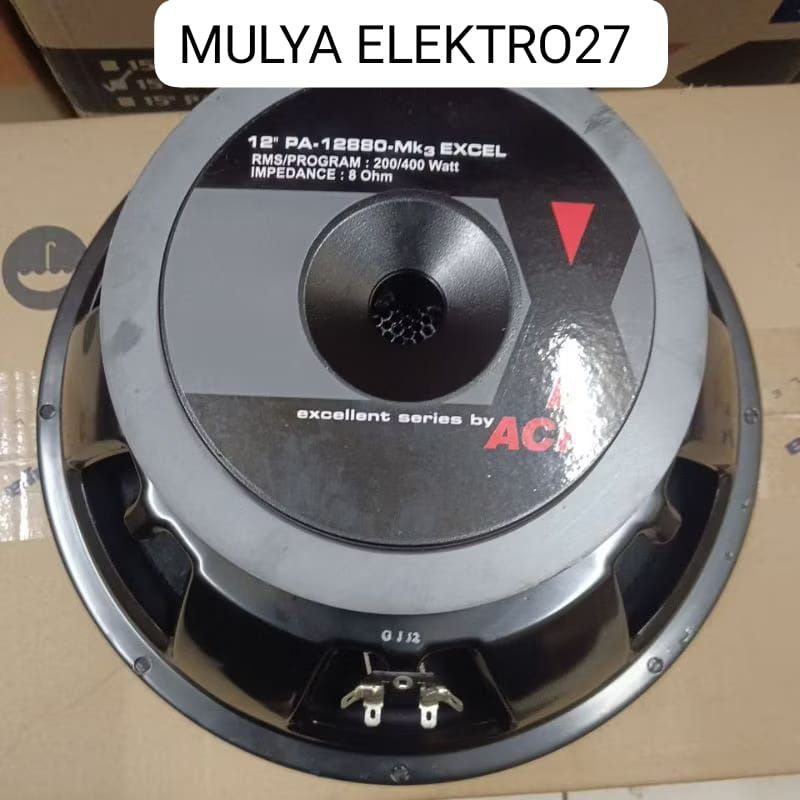 SPEAKER ACR EXCELLENT 12 inch PA-12880-MK3 EXCEL 400 Watt