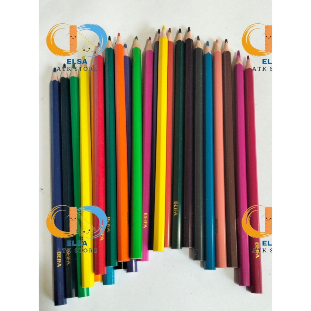 

Beifa Pensil Warna Panjang 24 Warna
