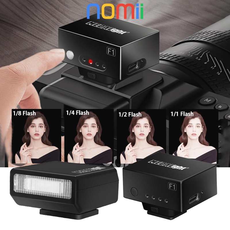 Medalight F1/F1s Flash Light Hot Shoe Mount Universal Untuk Ricoh GR3 GR3X Sony ZV1