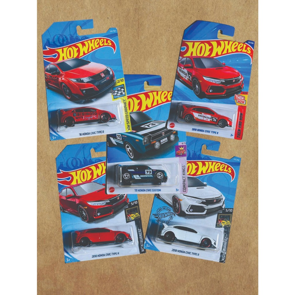 Hotwheels Honda Civic Type R