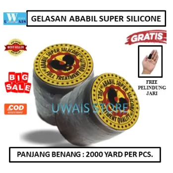 Gelasan Ababil Super Silicone Senar Benang Layangan Aduan Turnamen - Benang Layang-Layang Tajam - Se