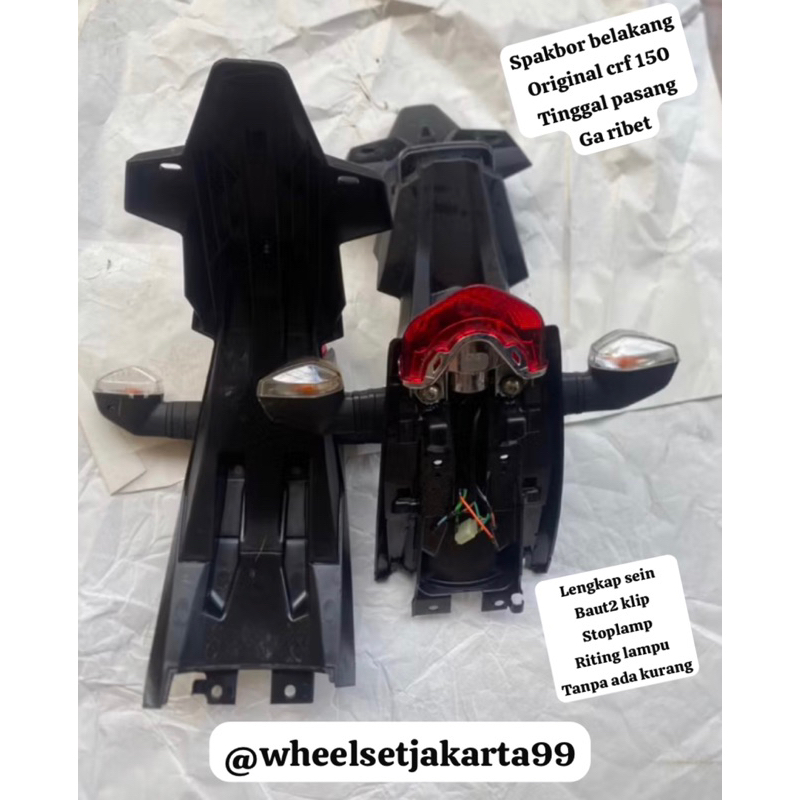 Spakbor ori Crf 150 Belakang
