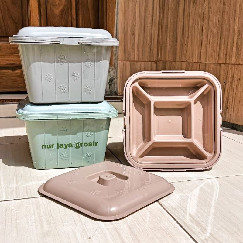 (LUSINAN) GROSIR CONTAINER/ BOX VALENCIA + SAMIR TEMPAT NASI DAN LAUK