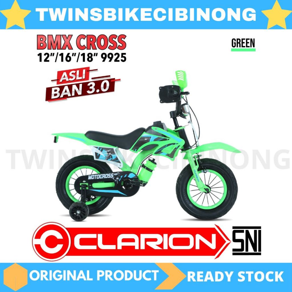 Sepeda Anak 12 16 18 Bmx CLARION 9925 MOTORCROSS MODEL