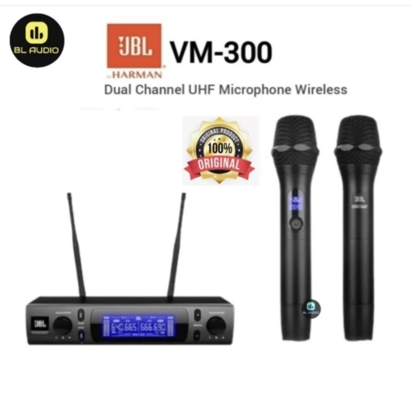 JBL VM 300 VM300 2 Bh Microphone Wireless