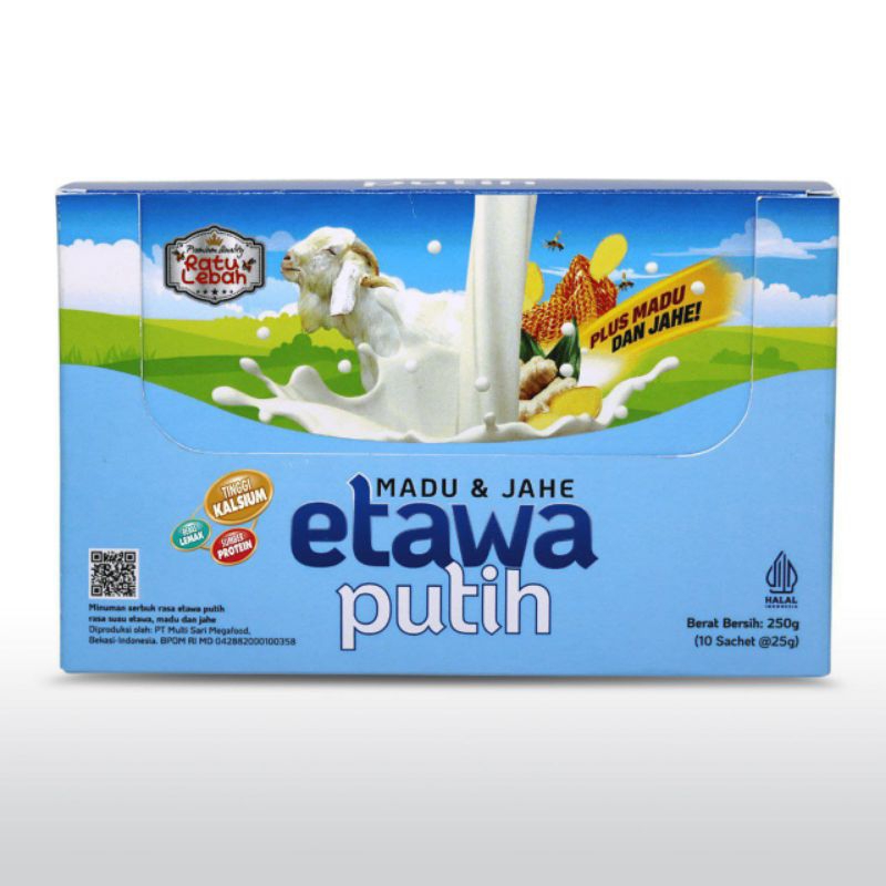 

Susu Kambing Etawa Jahe Madu 10 sashet