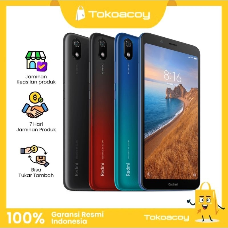Xiaomi Redmi 7A 2/16GB Resmi Fullset