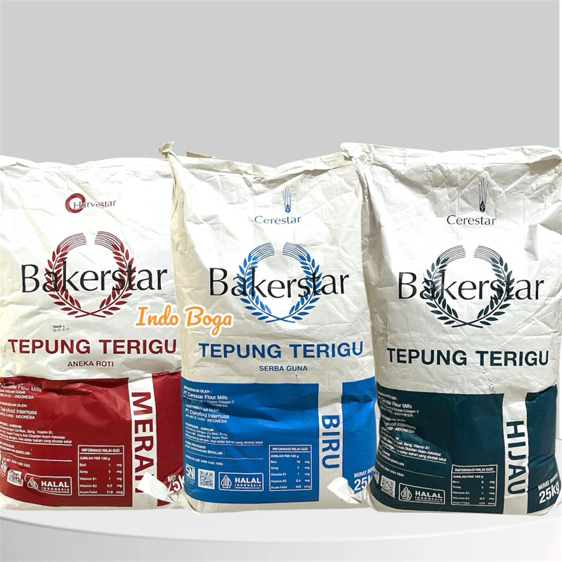 

Bakerstar Wheat Flour tepung terigu bakerstar 25 kg