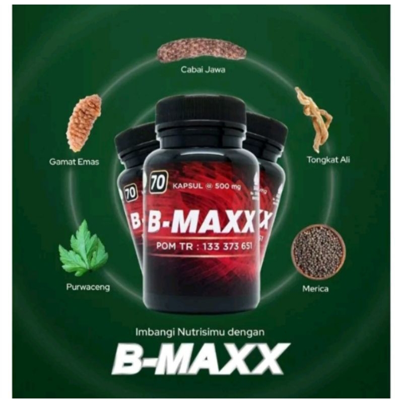 B-Maxx Suplemen Kesehatan (Herbal) isi 70 kapsul