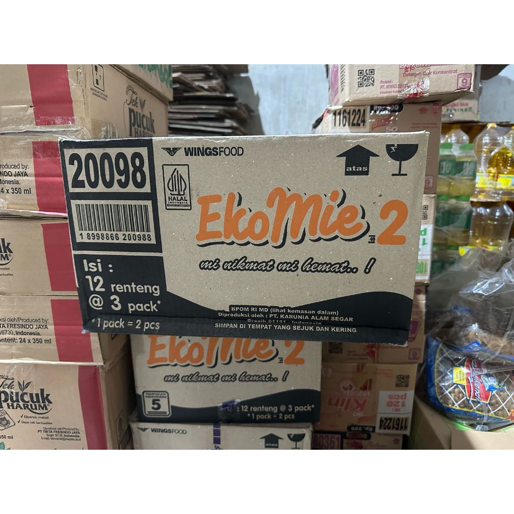 

MIE TELUR EKOMIE 2 KARTON KHUSUS INSTANT