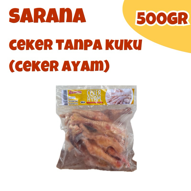 

(KHUSUS INSTAN) Sarana Ceker Ayam Tanpa Kuku 500g