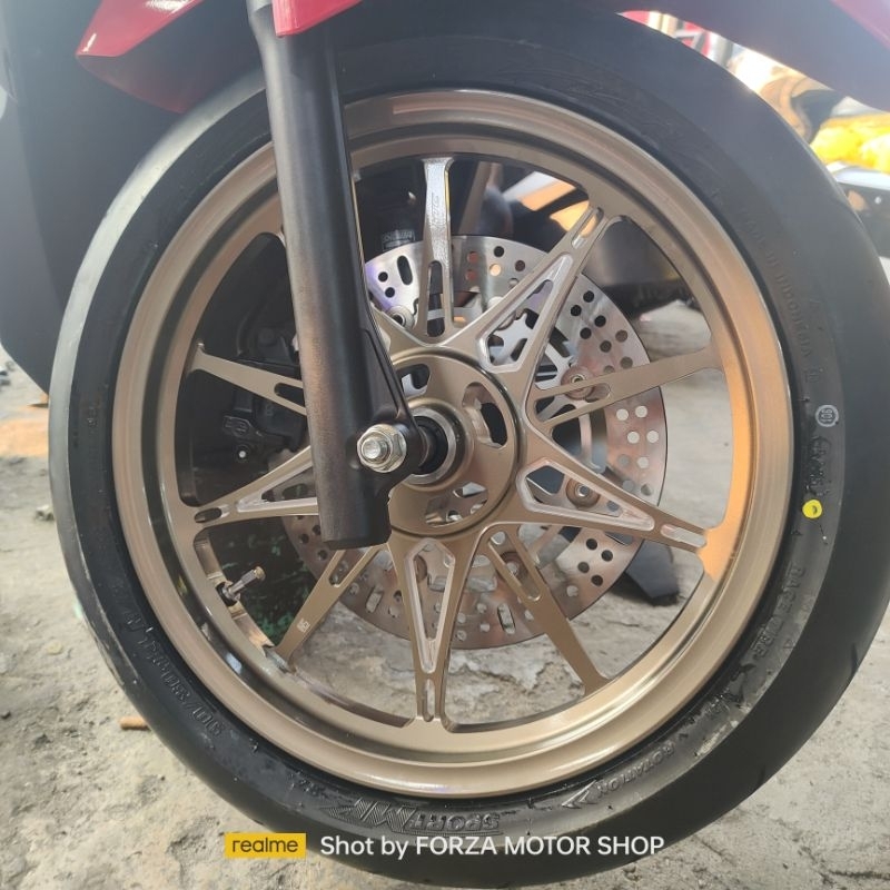 Velg KTC Racing Chronos Two Tone Cnc Wheels Beat Vario Scoopy Genio Ten Stars Ukuran 1.85 / 2.15 Rin