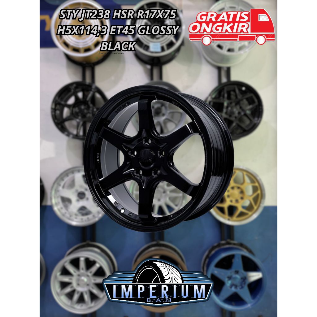Pelek Mobil Velg Racing Te37 Innova Terios Rush Expander HR-V dll Hsr STY Ring 17