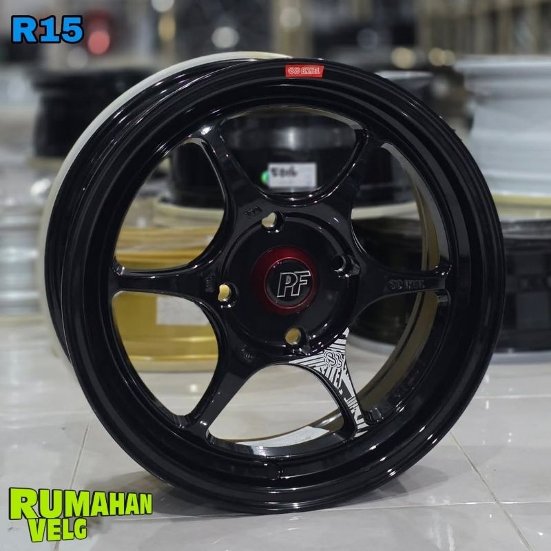 velg racing mobil ring 15 ENKEI PF06 PCD 4X114,3 velg mobil racing R15 velg mobil Avanza Xenia Livin