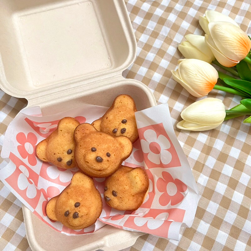

MADELEINE TEDDY BEAR Kue Bolu Lembut Lucu Manis Beruang Korea Cookies Malang