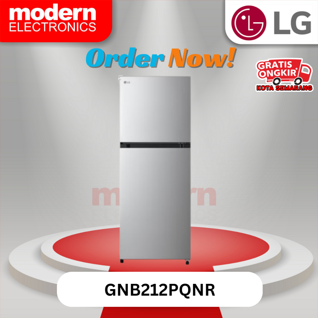 KULKAS 2 PINTU LOW WATT LG GN-B212PQNR