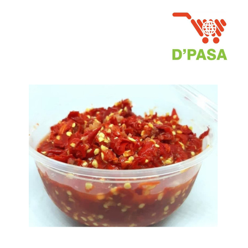 

Cabe Merah Giling Kasar Segar 100gr-250gr Sambal Goreng Balado Bumbu Dapur Siap Masak Dpasa Padang
