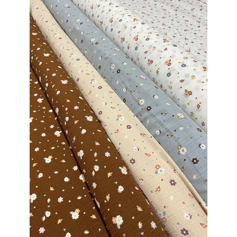 KAIN CRINKLE MOTIF BUNGA gladys