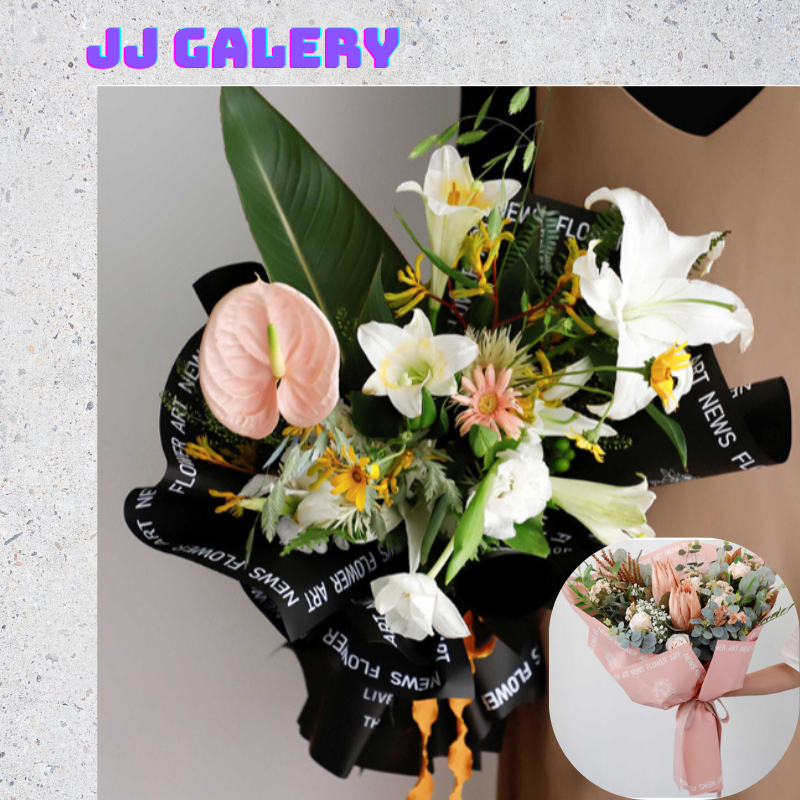 

20 LEMBAR Kertas Buket Bunga Flower Wrapping Cellophane Paper Kertas Buket Bunga Ecer KB112