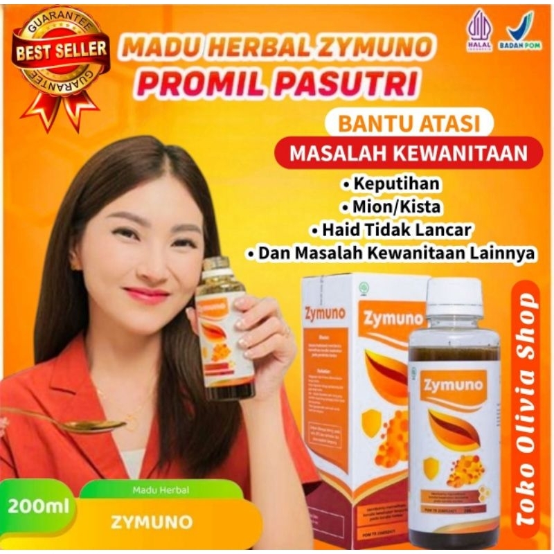 

MADU HERBAL ZYMUNO 100% Original Promil Pasutri & Bantu Atasi Masalah Kewanitaan ~ 1 Botol isi 200ml