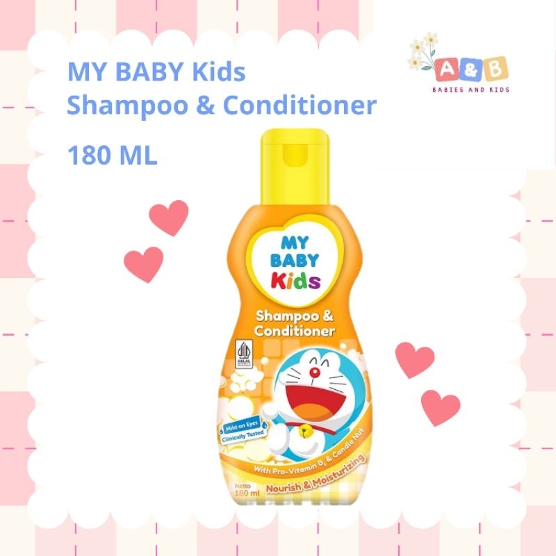 MY BABY Kids Shampoo & Conditioner Nourish & Moisturizing - Shampoo Anak 180ml