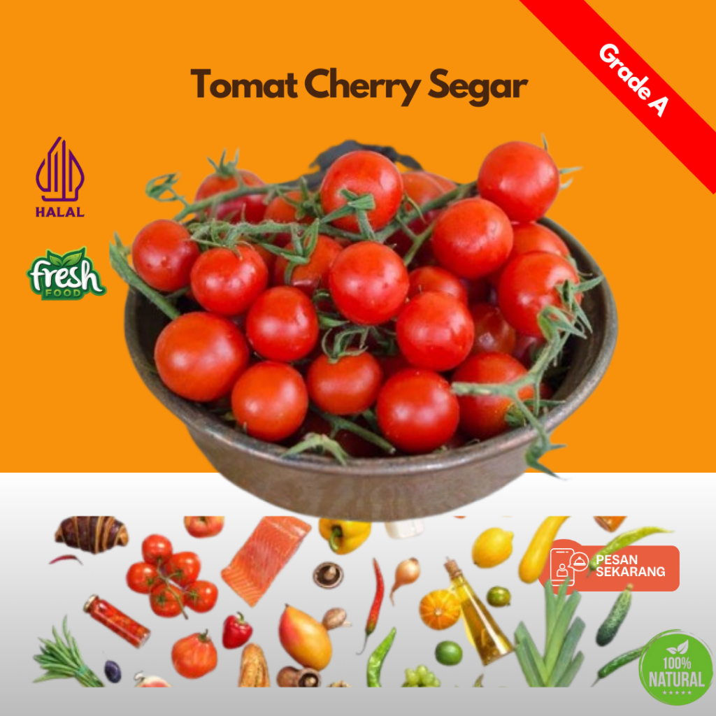 

Tomat Cherry Segar 250 Gram/Grade A Premium/Fresh
