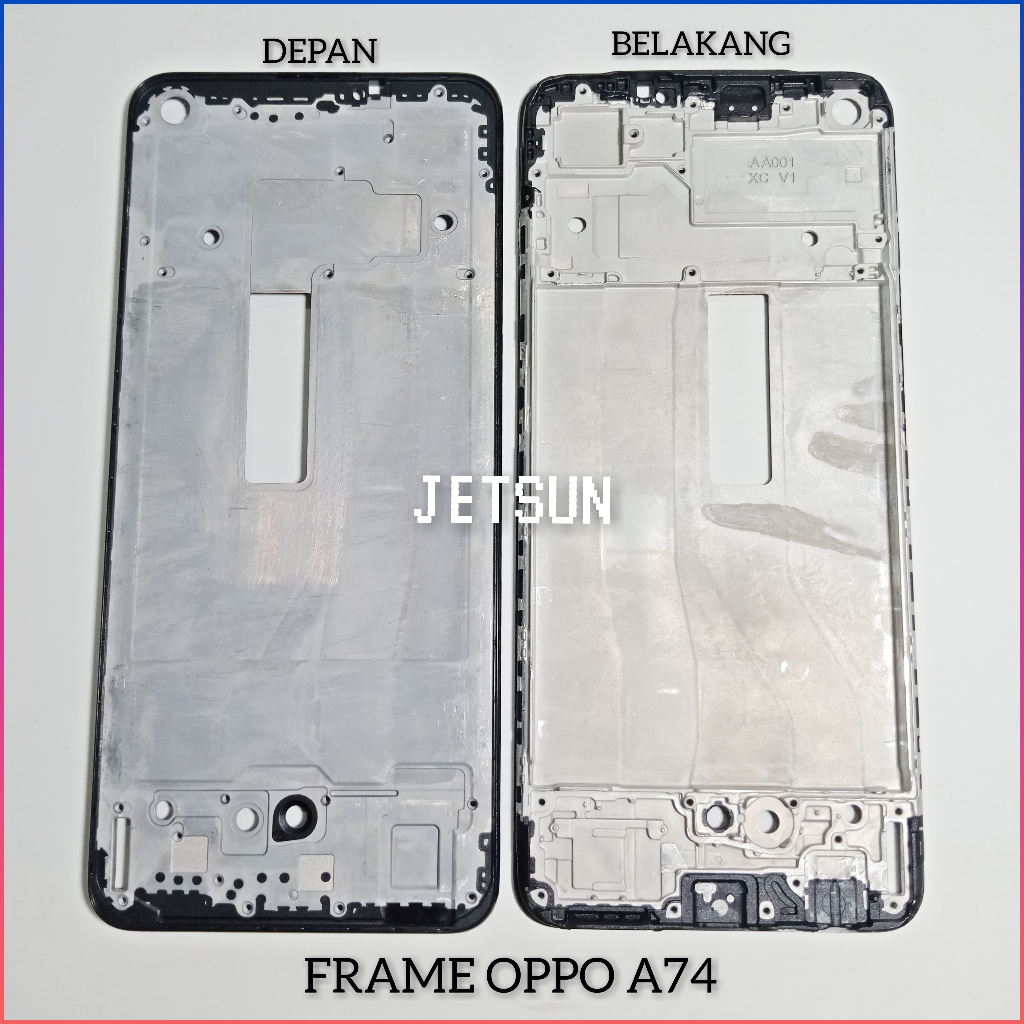 FRAME OPPO A74 4G HITAM