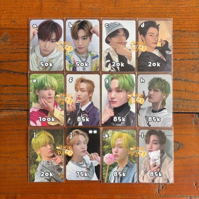 Photocard Xikers Junmin Yechan Jinsik Sumin