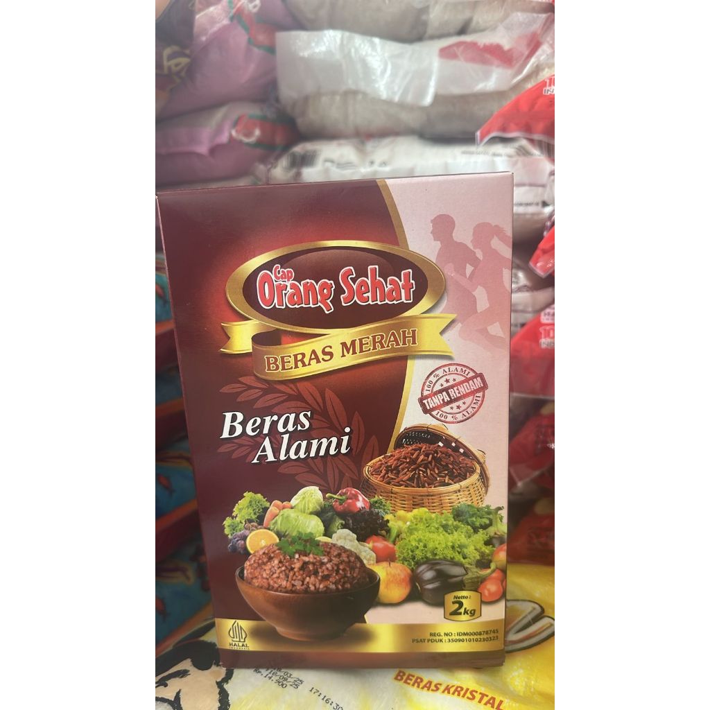 

BERAS MERAH CAP ORANG SEHAT KEMASAN 2KG PREMIUM
