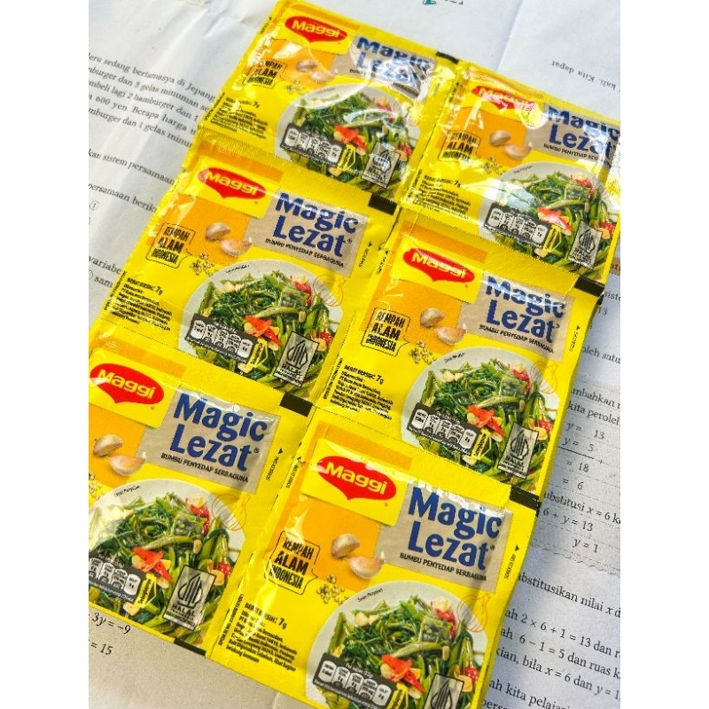

Bumbu Penyedap Magic Lezat 1 Renceng (12 Sachet) – Gurih & Praktis
